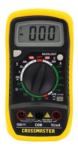 Multimetro Digital Tester Crossmaster 600v Profesional C1