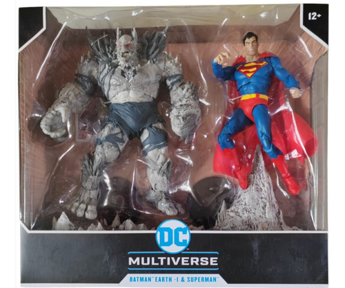Batman Earth I & Superman Warner Dc Multiverse Darknight 20