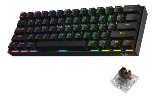 Teclado mecanico inalambrico online redragon draconic k530rgb
