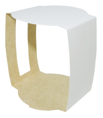 Imagen 3 de 6 de Soporte Para Taza Taz4 X 10u Packaging Blanco Madera