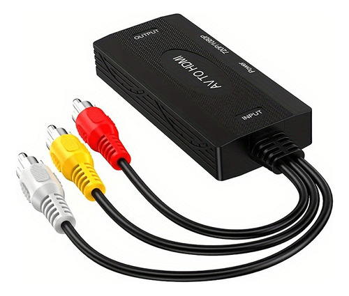 Convertidor Rca A Hdmi Con Soporte De 1080p For Tv W