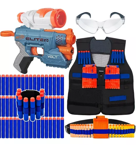 Kits de arma de brinquedo de plástico infantil para dardos Nerf