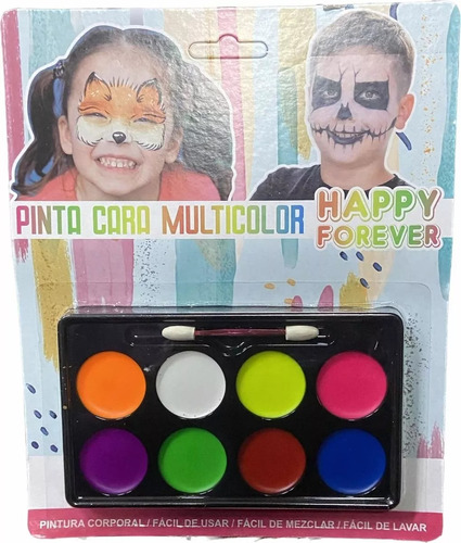 Pintura De Cara 8 Colores Halloween