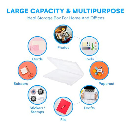 Bins & Things Jtj Sourcing Plastic Storage Box For Letter A4