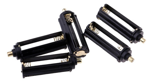 5pcs Linterna Spring Battery Holder Case Antorcha Lámpara