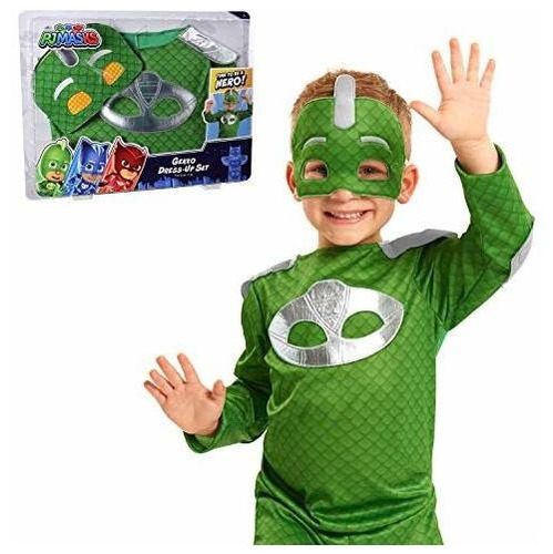 Pj Masks Turbo Blast Dress Up Set - Gekko