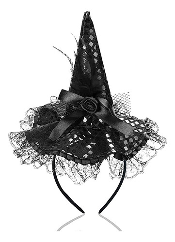 Diadema Sombrero Bruja Halloween Para Disfraz Halloween Sumi