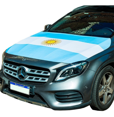 Funda Capot Auto Selección Bandera Argentina Qatar 2022 Love