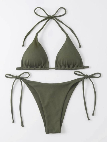 Traje De Baño De Verano Para Mujer Conjunto De Bikini