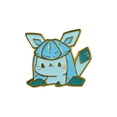 Pin Metalico Diseño Chibi Glaceon Pokemon Anime Videojuego