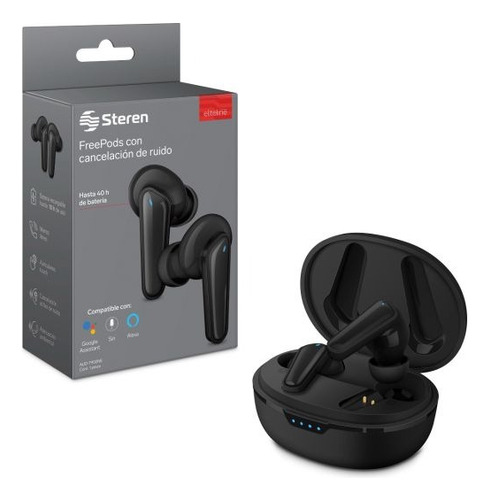 Audífonos Inalámbricos True Wireless Touch Con Anc Negros