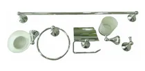 Comprar Set Piezas Accesorios Baño Grifería Percha Toallero Jabonera