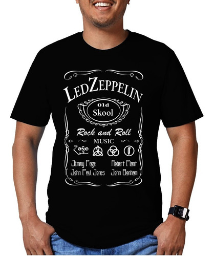 Playera Led Zeppelin Diseño 38 Rock Grupos Musicales Beloma