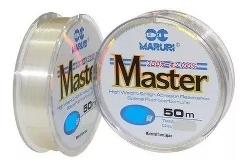 Linha Master Fluorcarbono Maruri Monofilamento 0,20mm - 50m