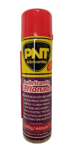 Imagen 1 de 4 de Aerosol Lubricante Multiuso Teflonado Pnt 440cm3 X12 Uni.
