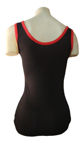 Musculosa Huracán Modal Negra Rt Globomanía
