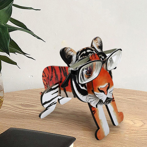 Soporte De Madera Para Gafas De Animales, Bonitos Accesorios