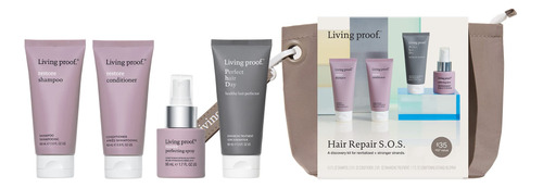 Living Proof Kit De Reparacin Del Cabello S.o.s, Nueva Frmul