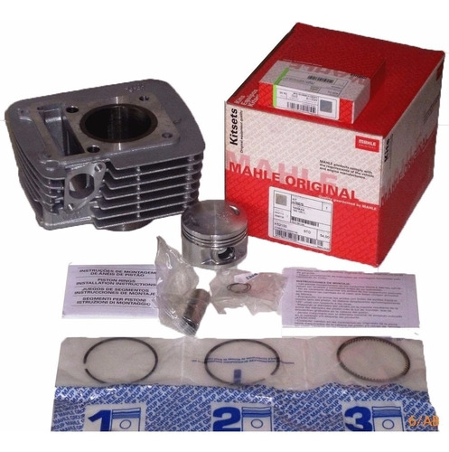 Kit Cilindro + Piston Mahle Yamaha Ttr 125 Brasil Fas Motos