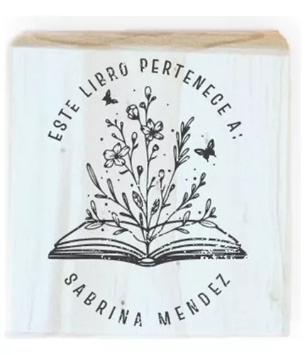 Sello Exlibris personalizado para libro, sello Exlibris