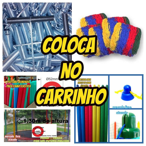 Imagem 8 de 10 de Pés Antiderrapante P/cama Elastica Mais Segurança Kit C/08'