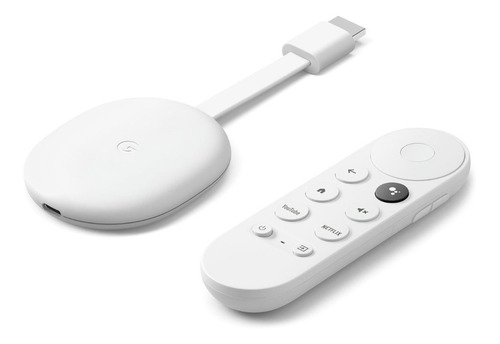 Imagen 1 de 6 de Chromecast Smart Tv Netflix Google Tv 4k Hdr Control Remoto