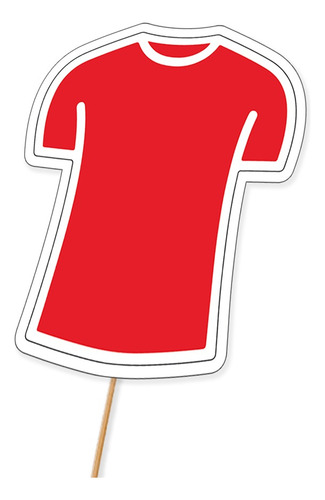 Topper Pincho Cupcake Muffins Torta X10u Futbol Argentino Rojo Independiente