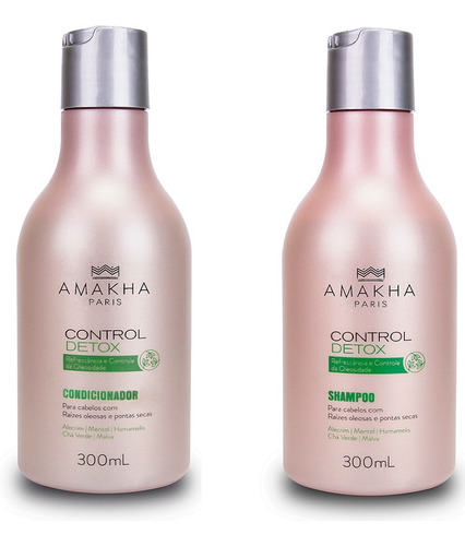 Shampoo & Condicionador Control Detox  300ml Alecrim Mentol