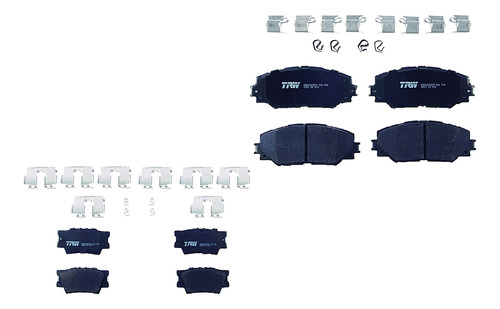 Jgo Balatas Cerámicas Del Y Tras Toyota Rav4 L4 2.5l 09/18