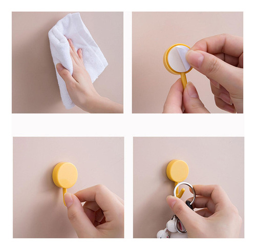 10 Piezas Gancho Para Abrigos Para Pared, Gancho De Pared