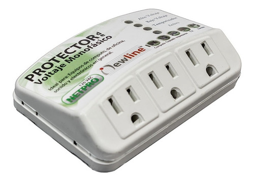 Imagen 2 de 3 de Protector Voltaje Monofasico Tv Computador Lavadora Sonido