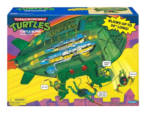 Tortugas Ninjas Clasico Vehiculo Tortu-dirigible Tmnt 1987