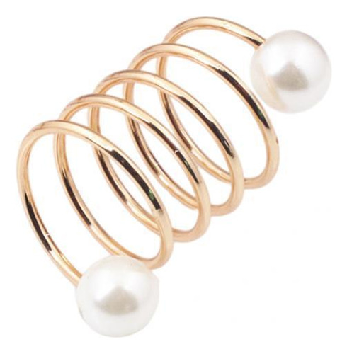 6 Mujeres Dama Niñas Moda Simple Anillos Bufandas Hebilla