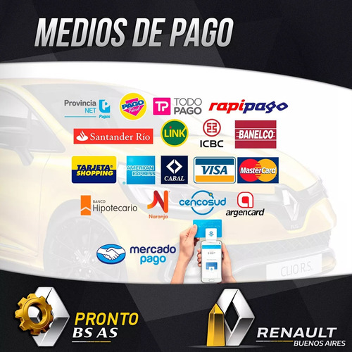 Kit Embrague Renault Kangoo F8q 1.9 Diesel Original