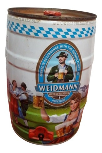 Barril Cerveza Alemana, Weidmann, Vacío Decoración!!!!