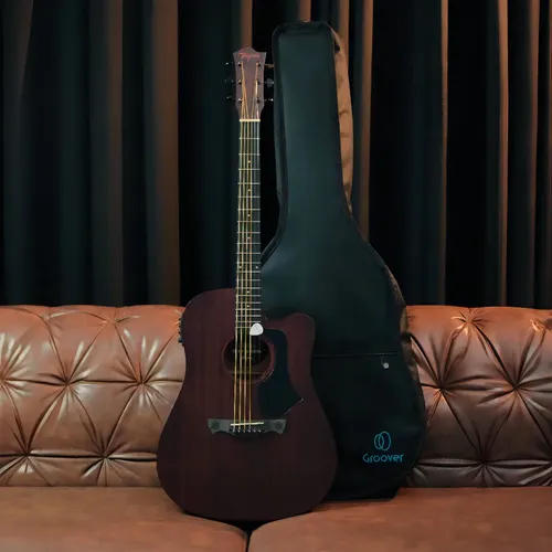 Violão Tagima Kansas Gran Reserva Aço Destro Folk Dark Mahogany