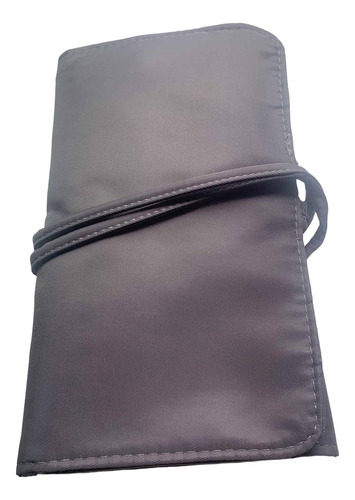 Bolsa Organizadora De Brochas De Maquillaje, Soporte Gris