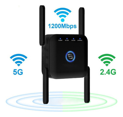 . Repetidor Wifi 5g Amplificador De Señal Wifi 1200m