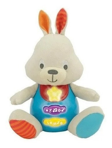 Imagen 1 de 2 de Conejo Soft Canta Y Aprende Conmigo Win Fun 0687