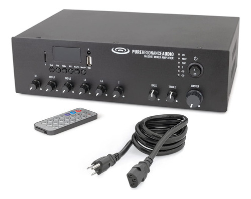Pure Resonance Audio Ma30bt Amplificador Mezclador Comercial