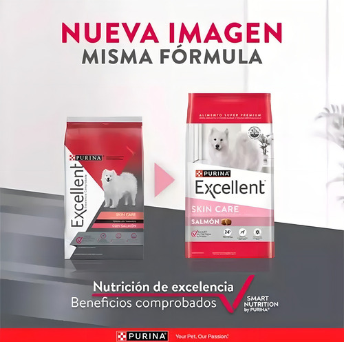 Purina Excellent Skin Care Salmon Perro Adulto 12kg