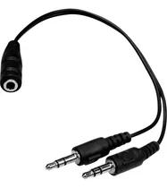 Comprar Cable Adaptador 1 Plug A 2 Plug Pc Microfono Y Audio 