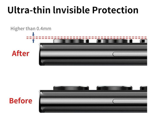 Imagen 6 de 8 de Samsung Galaxy S23 Ultra Lámina Protectora Cámara Y Borde