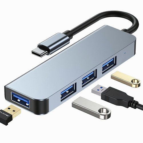 Usb 3,0 Hub Multi 3,1 Tipo C,4 Puertos Usb Para Macbook Air