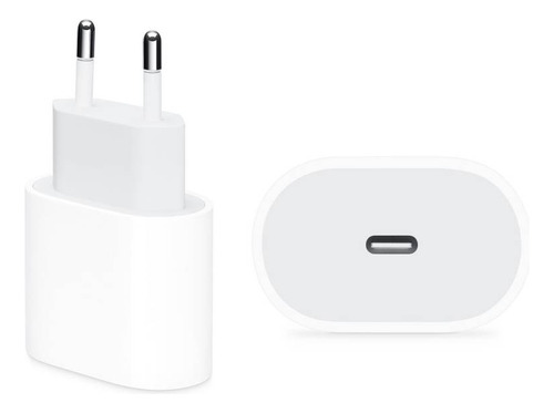 Cargador 20w Carga Rápida + Cable usb-c a Lightning 1mt