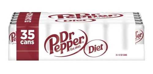 Dr Pepper Diet Refresco 35 Latas De 355 Ml Importado