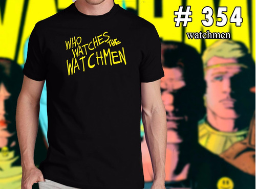 Imagen 1 de 6 de Remera De Comics - Watchmen - Frase