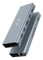 Comprar Estación De Acoplamiento Usb C, Concentrador Usb C 15 En 2 O