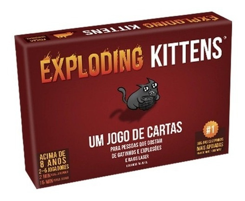 Exploding Kittens Jogo De Cartas Galápagos Em Português