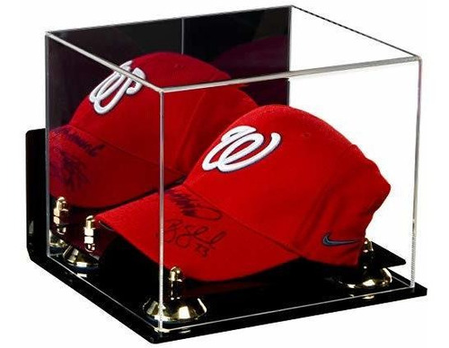 Mejor Vitrina De Acrílico Gorra De Béisbol Con El Oro Risers